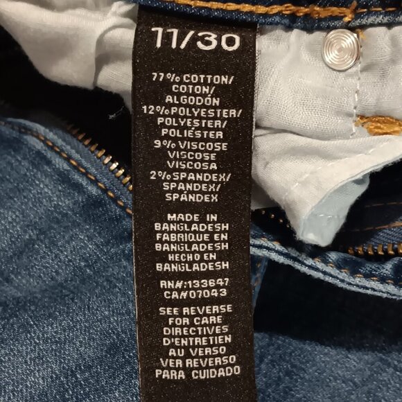 Kendall + Kylie The Ultra Babe Skinny 11/30 Midrise Distressed Denim Slim Fit​​ - Picture 15 of 16